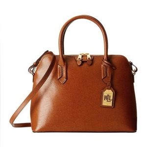 Lauren Ralph Lauren | Coco Tate Leather Dome Satchel